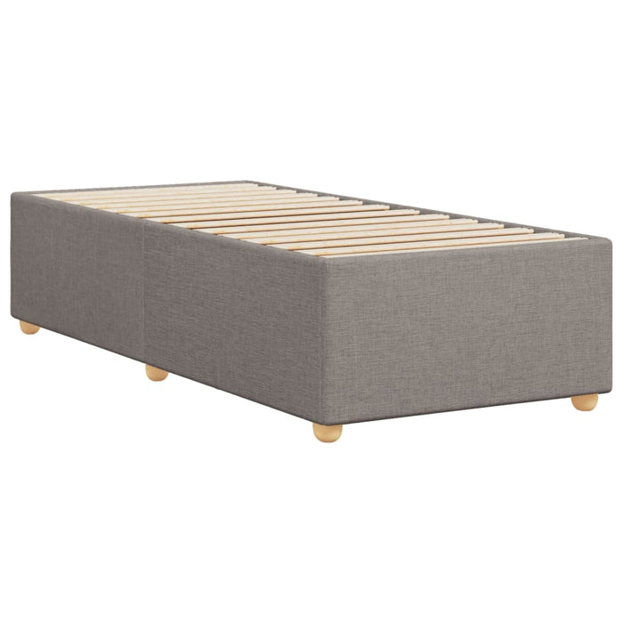 Giroletto senza Materasso-Struttura Letto Tortora 90x200 cm Tessuto 449664