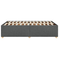 Giroletto senza Materasso Grigio Scuro 120x200 cm Tessuto