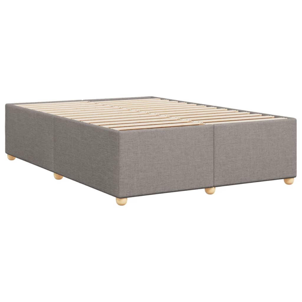 Giroletto senza Materasso-Struttura Letto Tortora 140x190 cm in Tessuto 358689