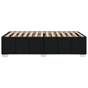 Giroletto senza Materasso-Struttura Letto Nero 90x190 cm in Tessuto 710217