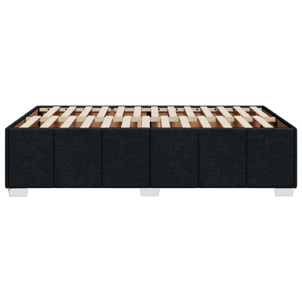 Giroletto senza Materasso Nero 120x200 cm Tessuto