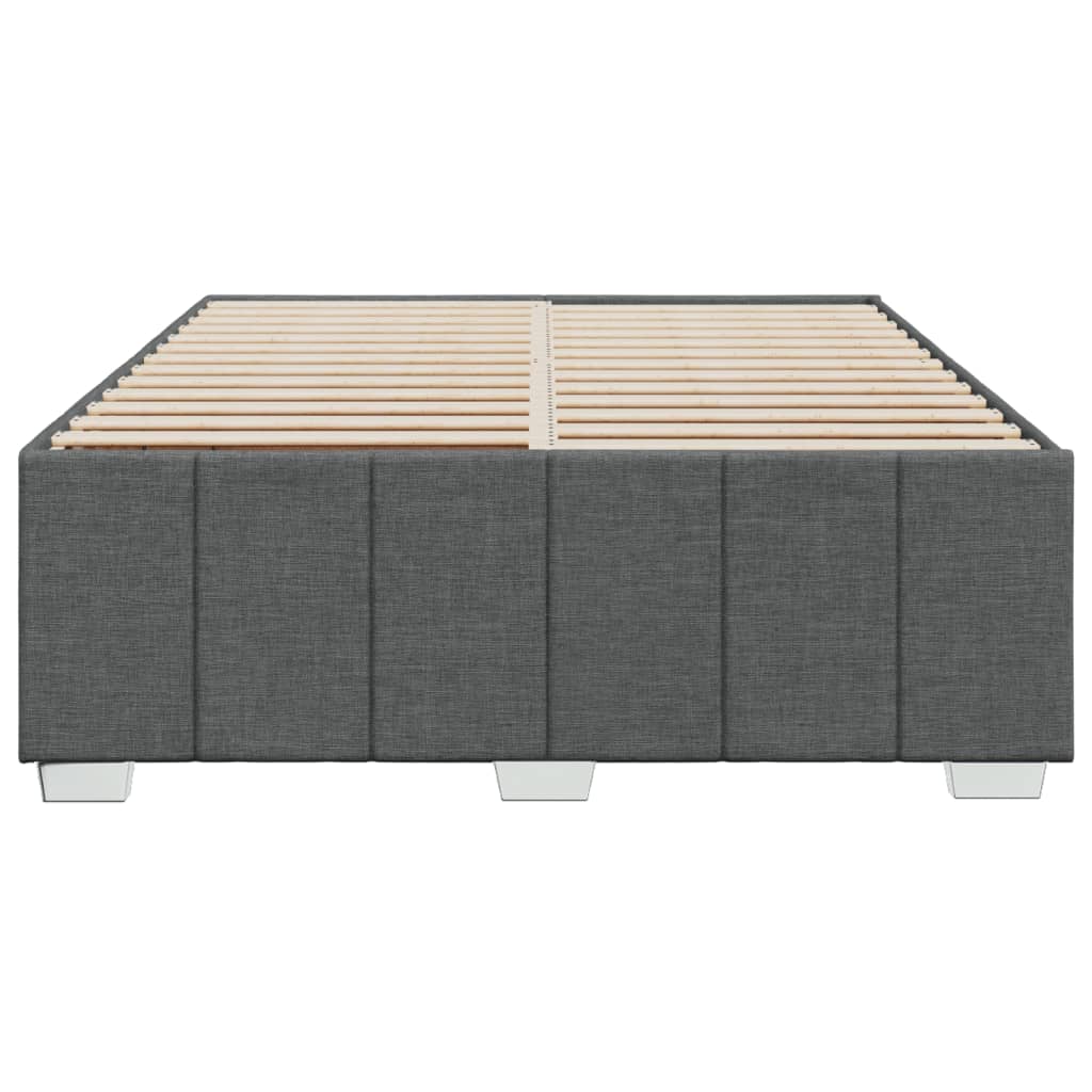 Giroletto senza Materasso Grigio Scuro 140x190 cm Tessuto