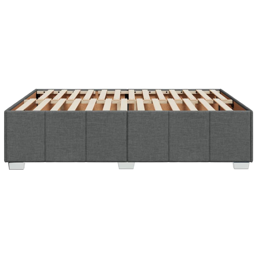 Giroletto senza Materasso Grigio Scuro 140x190 cm Tessuto