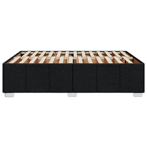 Giroletto senza Materasso-Struttura Letto Nero 140x200 cm in Tessuto 936406