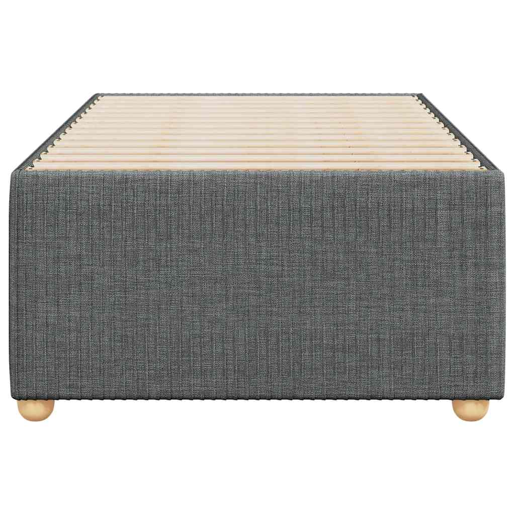 Giroletto senza Materasso Grigio Scuro 90x190 cm Tessuto 3284901