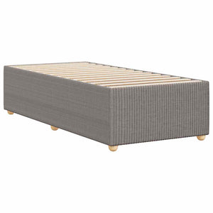 vidaXL Giroletto senza Materasso Tortora 90x190 cm Tessuto