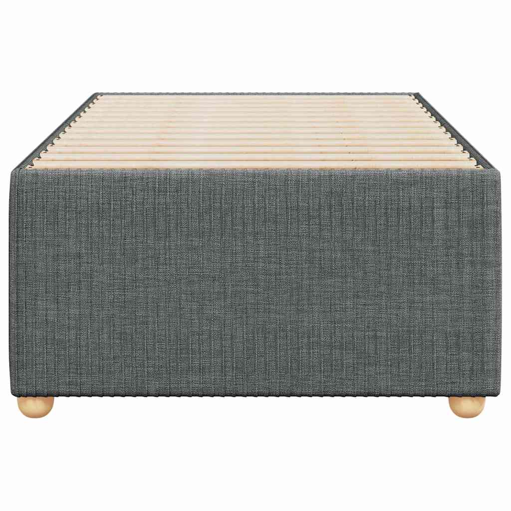 Giroletto senza Materasso Grigio Scuro 100x200 cm Tessuto