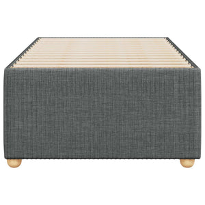 Giroletto senza Materasso Grigio Scuro 100x200 cm Tessuto 3284915