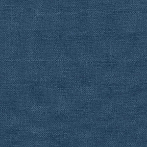 Giroletto senza Materasso-Struttura Letto Blu 100x200 cm in Tessuto