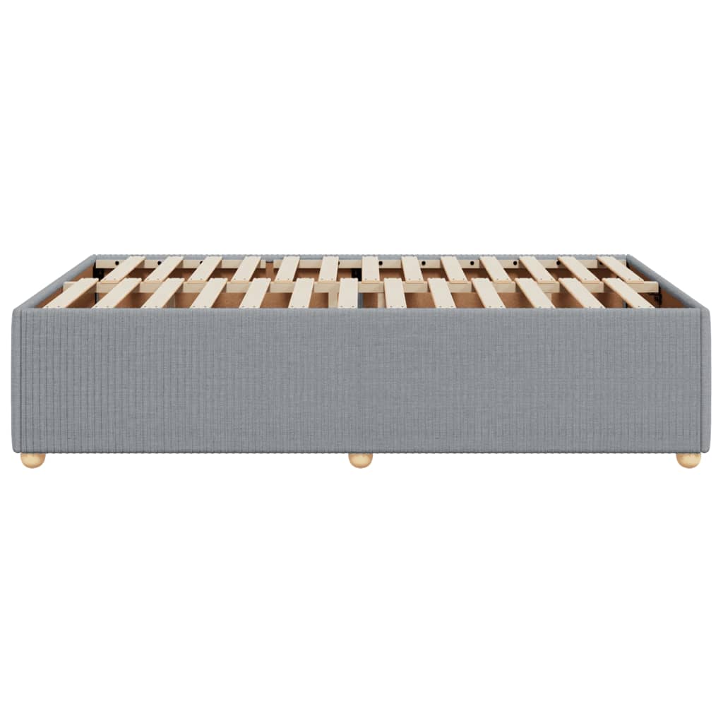 Giroletto senza Materasso Grigio Chiaro 120x190 cm in Tessuto 3284921