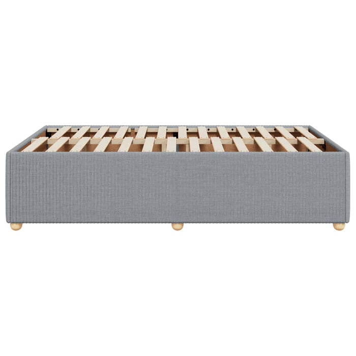 Giroletto senza Materasso Grigio Chiaro 120x190 cm in Tessuto 3284921