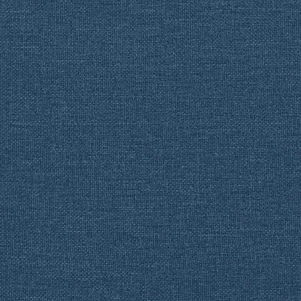 vidaXL Giroletto senza Materasso Blu 120x190 cm in Tessuto