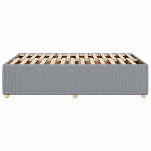 Giroletto senza Materasso Grigio Chiaro 120x200 cm Tessuto