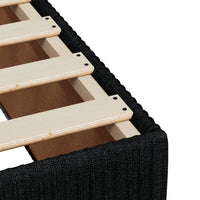 Giroletto senza Materasso Nero 140x190 cm in Tessuto 3284937