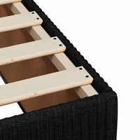 Giroletto senza Materasso Nero 140x200 cm in Tessuto 3284944