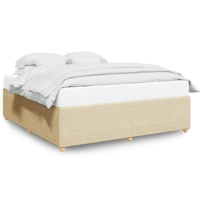 Giroletto senza Materasso Crema 180x200 cm in Tessuto 3284961