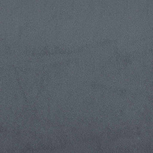 vidaXL Giroletto senza Materasso Grigio Scuro 140x200 cm Velluto