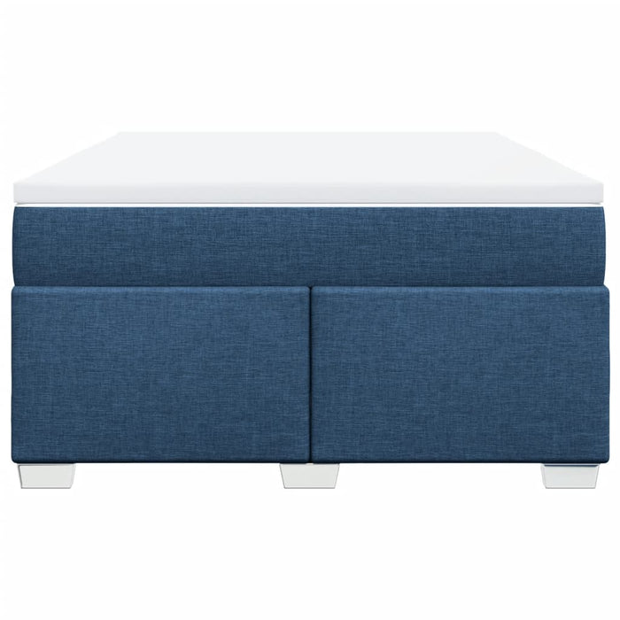 Giroletto a Molle con Materasso Blu 160x200 cm in Tessuto 3285150