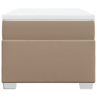 Giroletto a Molle con Materasso Cappuccino 80x200 cm Similpelle 3285188