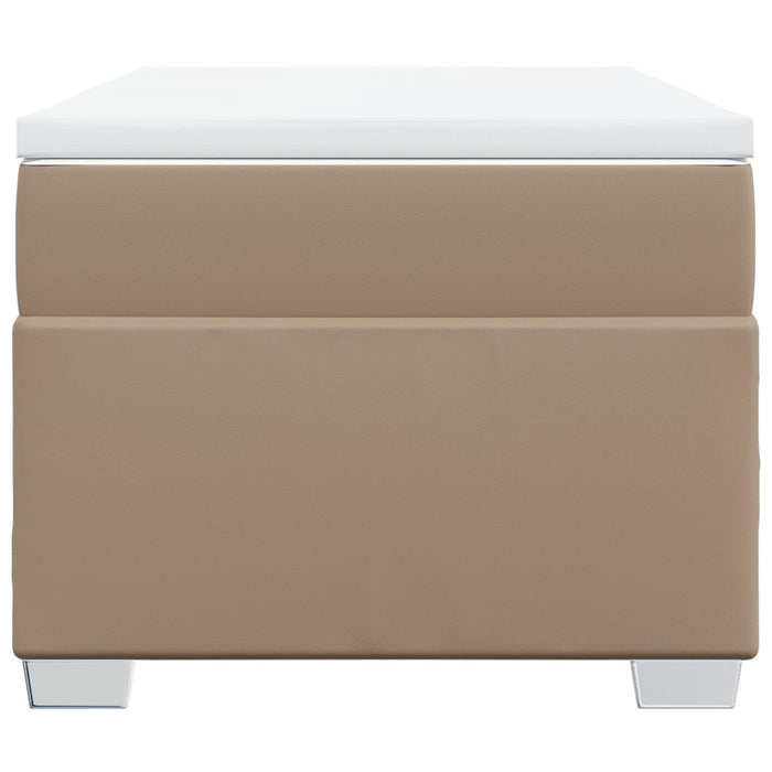 Giroletto a Molle con Materasso Cappuccino 80x200 cm Similpelle 3285188