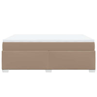 Giroletto a Molle con Materasso Cappuccino 140x190cm Similpelle 3285212