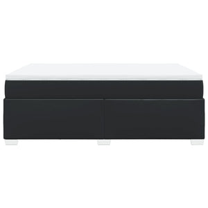 Giroletto a Molle con Materasso Nero 140x200 cm in Similpelle 3285213