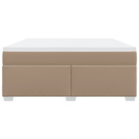 Giroletto a Molle con Materasso Cappuccino 180x200cm Similpelle 3285224