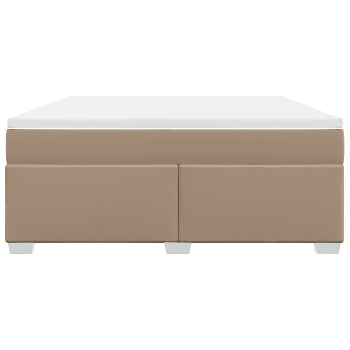 Giroletto a Molle con Materasso Cappuccino 180x200cm Similpelle 3285224