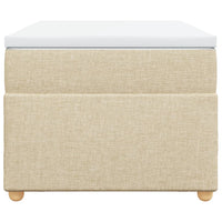 Giroletto a Molle con Materasso Crema 80x200 cm inTessuto 3285336