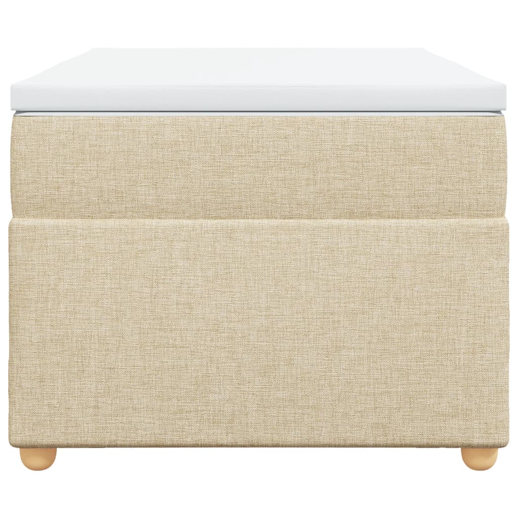 Giroletto a Molle con Materasso Crema 80x200 cm inTessuto 3285336