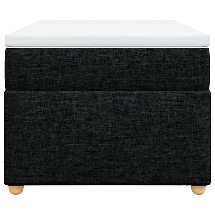 Giroletto a Molle con Materasso Nero 90x190 cm in Tessuto 3285340