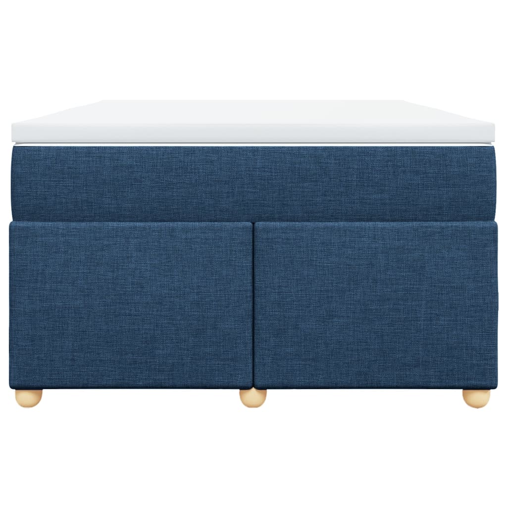 Giroletto a Molle con Materasso Blu 120x190 cm in Tessuto 3285365