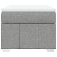 Giroletto a Molle con Materasso Grigio Chiaro 80x200 cm Tessuto 3285428