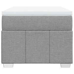 Giroletto a Molle con Materasso Grigio Chiaro 80x200 cm Tessuto 3285428
