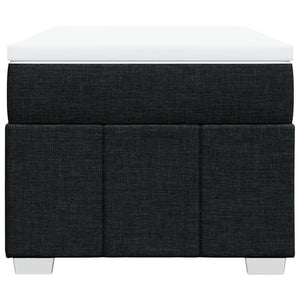 Giroletto a Molle con Materasso Nero 80x200 cm inTessuto 3285430