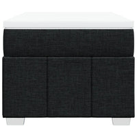 Giroletto a Molle con Materasso Nero 80x200 cm inTessuto 3285430