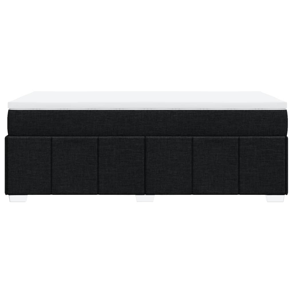 Giroletto a Molle con Materasso Nero 80x200 cm inTessuto 3285430