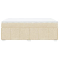 Giroletto a Molle con Materasso Crema 140x200 cm in Tessuto 3285482