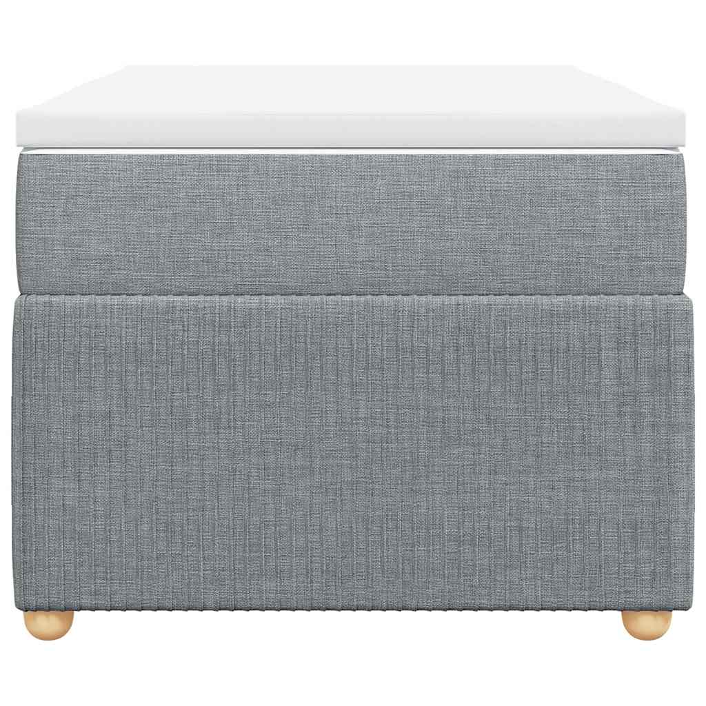 Giroletto a Molle con Materasso Grigio Chiaro 80x200 cm Tessuto 3285525