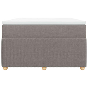 Giroletto a Molle con Materasso Tortora 120x190 cm in Tessuto 3285557