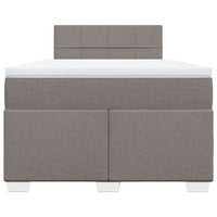 Giroletto a Molle con Materasso Tortora 120x200 cm in Tessuto 3285859