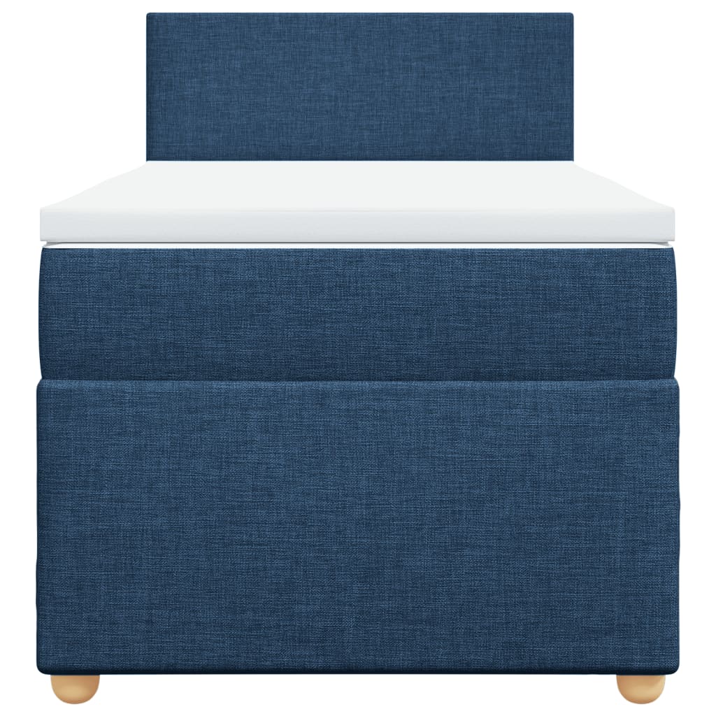 Giroletto a Molle con Materasso Blu 90x200 cm inTessuto 3286562