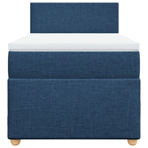 Giroletto a Molle con Materasso Blu 90x200 cm inTessuto 3286562