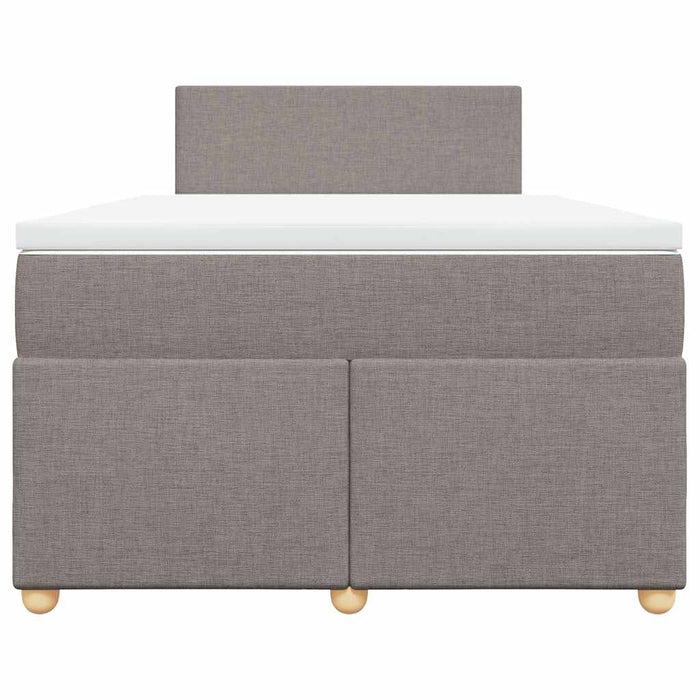 Giroletto a Molle con Materasso Tortora 120x190 cm in Tessuto 3286616