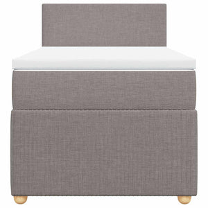 Giroletto a Molle con Materasso Tortora 80x200 cm inTessuto 3287280