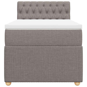 Giroletto a Molle con Materasso Tortora 80x200 cm inTessuto 3287294