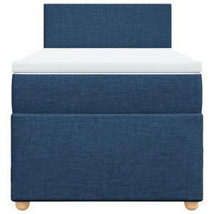 Giroletto a Molle con Materasso Blu 90x190 cm in Tessuto 3288834