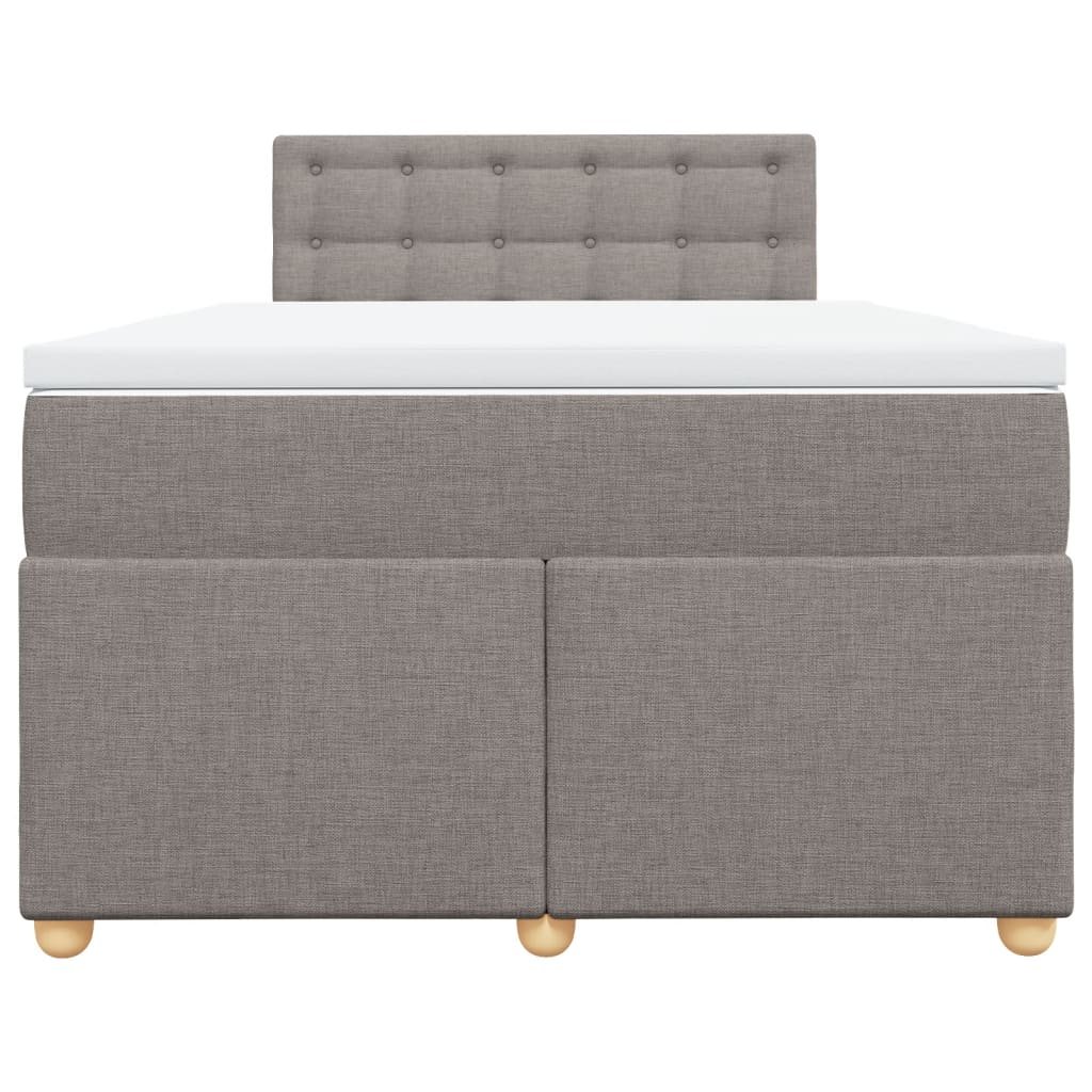 Giroletto a Molle con Materasso Tortora 120x190 cm in Tessuto 3288937