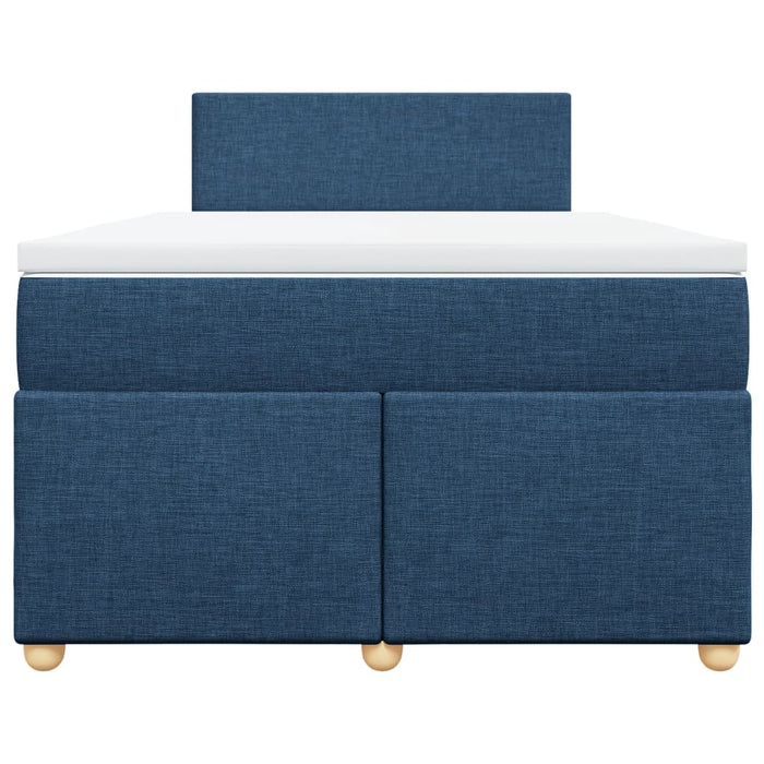 Giroletto a Molle con Materasso Blu 120x200 cm in Tessuto 3288946