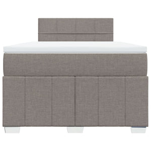 Giroletto a Molle con Materasso Tortora 120x200 cm in Tessuto 3289339